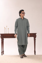 Plain Kurta Shalwar by Al Deebaj