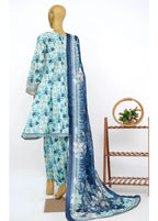 Blue Lawn 3-Piece Stitched Suit by Bin Saeed, photo 2