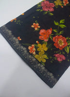 Printed Black Lawn 3-Piece Stitched Suit by Bin Saeed, photo 4
