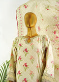 Pista Green Cotton 3-Piece Stitched Frock Suit by Bin Saeed
