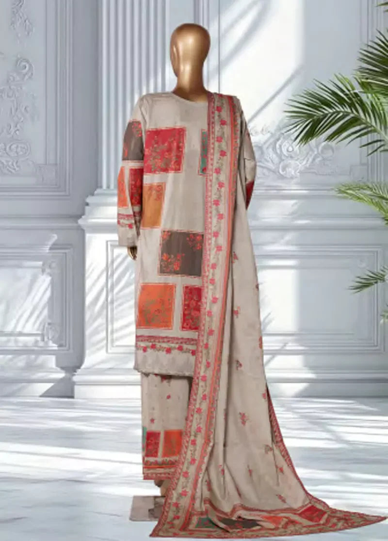 Printed Lawn 3-Piece Stitched Suit by Bin Saeed, photo 2