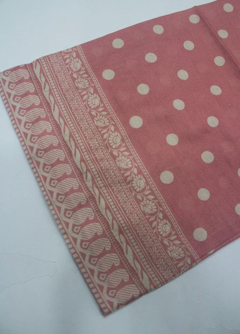 Printed Peonny Peach Lawn 3-Piece Stitched Suit by Bin Saeed, photo 4