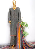 Printed Lawn 3-Piece Stitched Suit by Bin Saeed
