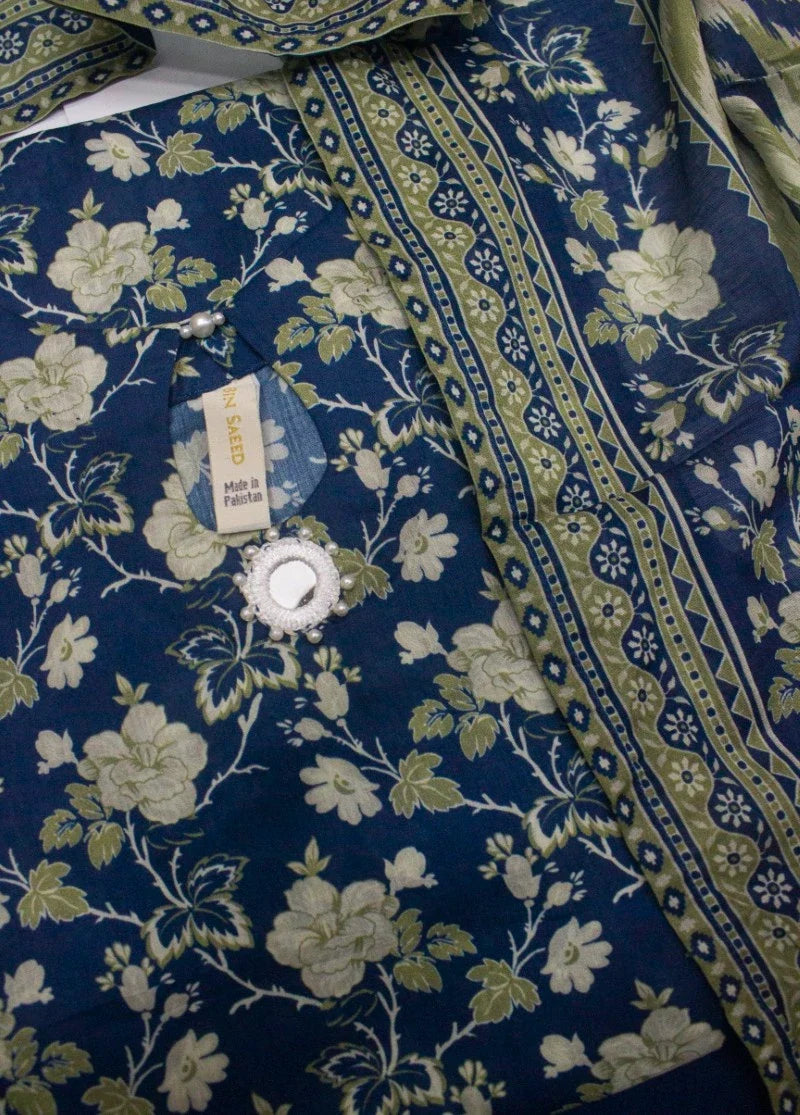 Printed Cotton 3-Piece Stitched Suit by Bin Saeed, photo 2