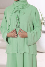 Light Green 2PC Abaya by Al Deebaj, photo 5