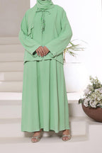 Light Green 2PC Abaya by Al Deebaj, photo 4