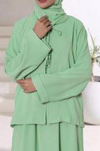Light Green 2PC Abaya by Al Deebaj, photo 7