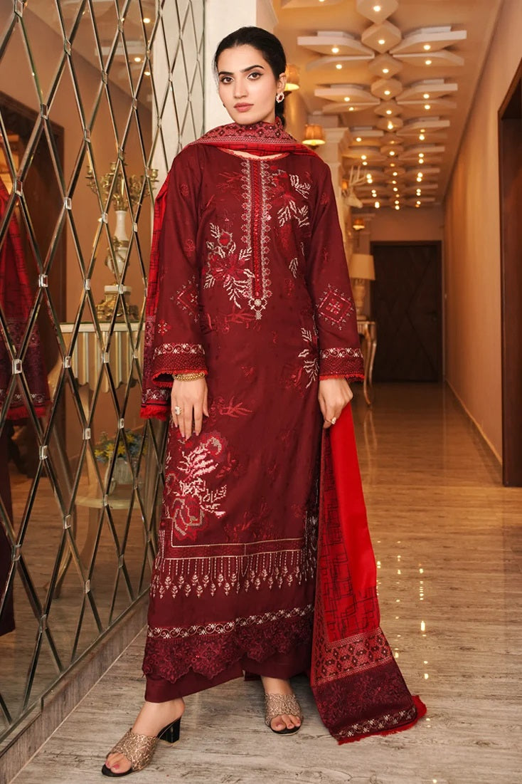 Marjjan Premium Winter MDS-93C – Marjjan 3-piece unstitched suit