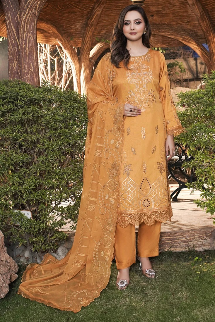 Marjjan Premium Viscose MV-297A – Marjjan 3-piece unstitched suit