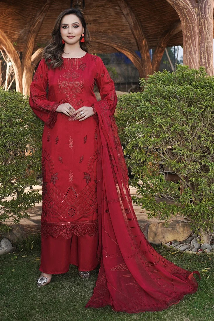 Marjjan Premium Viscose MV-297E – Marjjan 3-piece unstitched suit