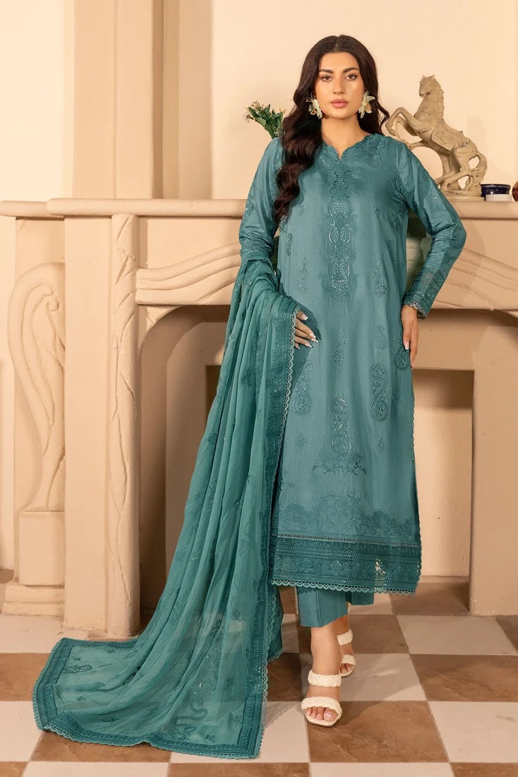 Marjjan Premium Viscose MZV-64C – Marjjan 3-piece unstitched suit