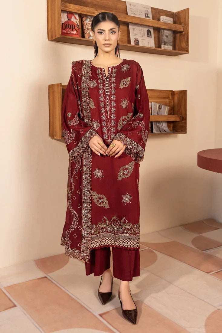 Marjjan Premium Viscose MZV-65A – Marjjan 3-piece unstitched suit