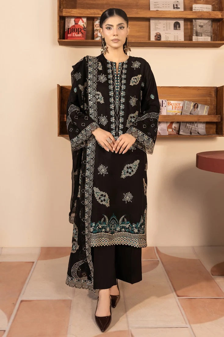 Marjjan Premium Viscose MZV-65D – Marjjan 3-piece unstitched suit