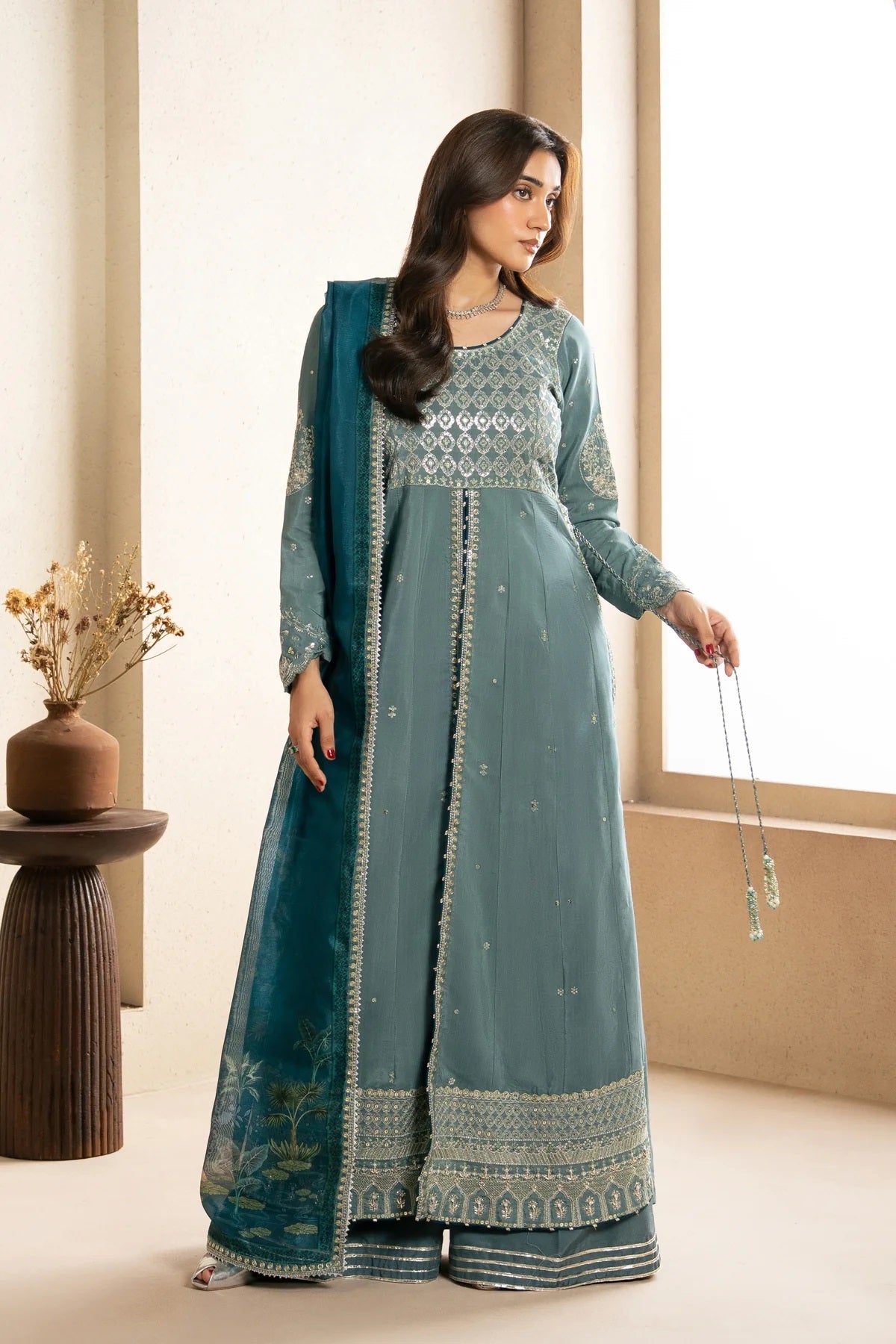 Xenia Neoma Formal XF-1329 (Mai) – Xenia 3-piece unstitched suit