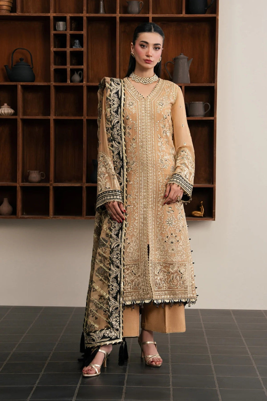Xenia Kalani Formal D-10 (Nerya) – Xenia 3-piece unstitched suit