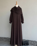 Noble Brown Abaya by Leema, photo 2