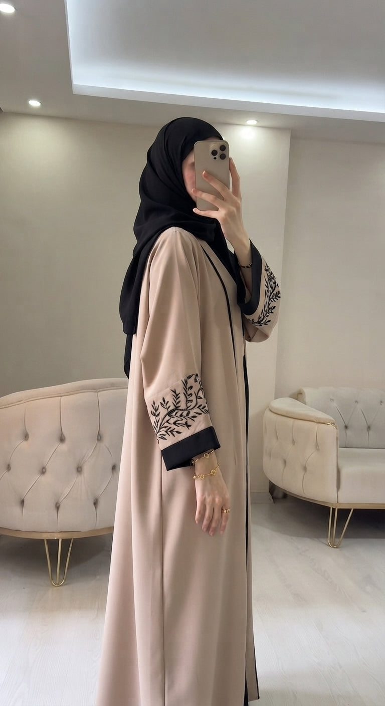 Noir Serenity Abaya by Leema, photo 4