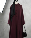 Noor Crimson Abaya by Leema