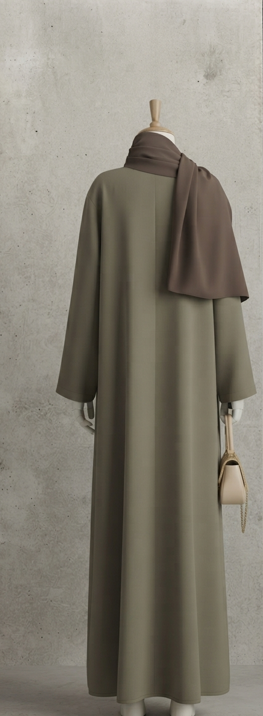 Olive Modest Abaya by Leema, photo 2