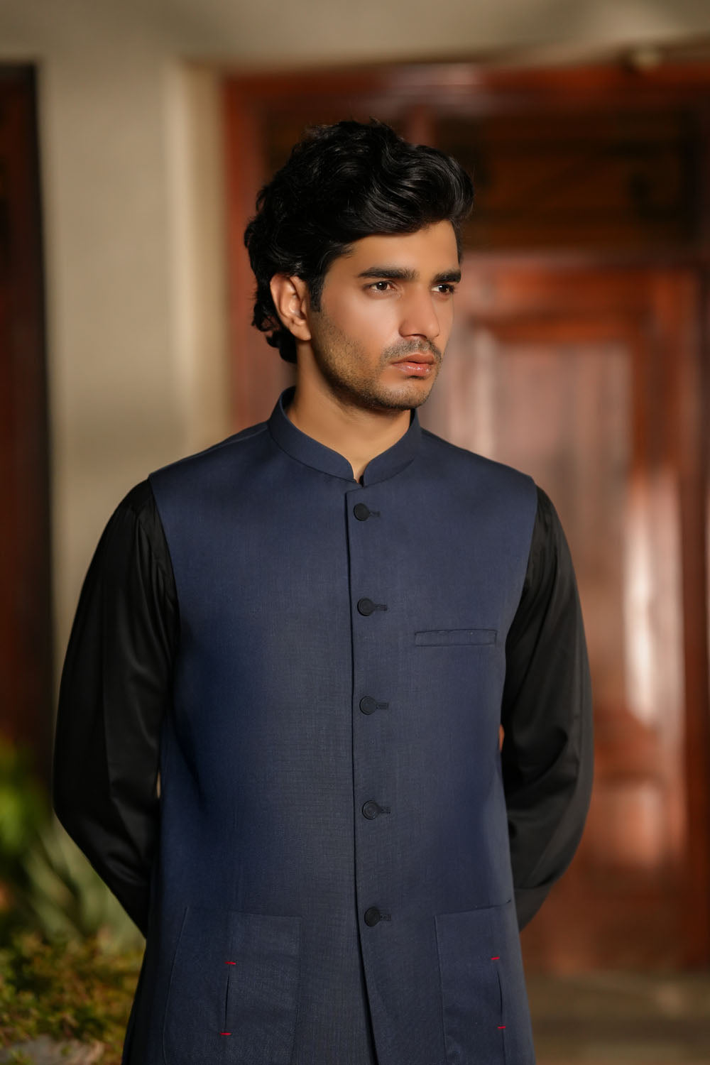 Blue Design Waistcoat by Al Deebaj, photo 3