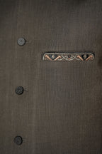 Dark Grey Design Waistcoat by Al Deebaj, photo 3