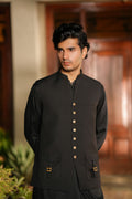 Black Design Waistcoat by Al Deebaj