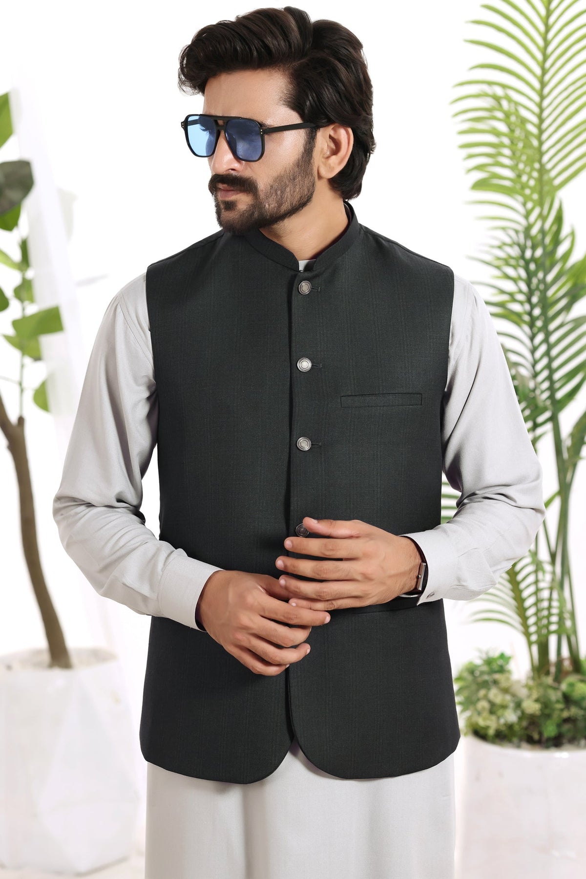 Malaysian Grey Waistcoat by Al Deebaj, photo 2