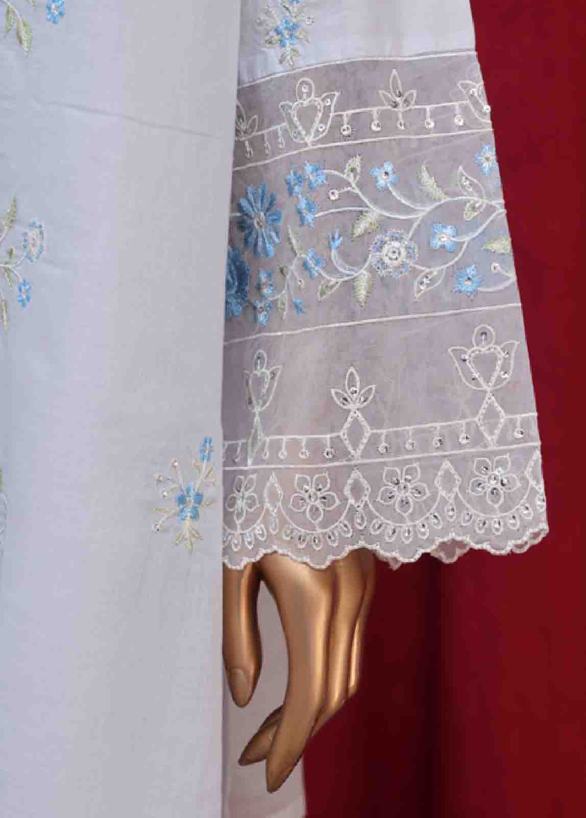 Embroidered Cotton 3-Piece Stitched Suit by Bin Saeed, photo 4