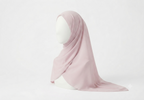 Pink Blush Silk Hijab by Leema