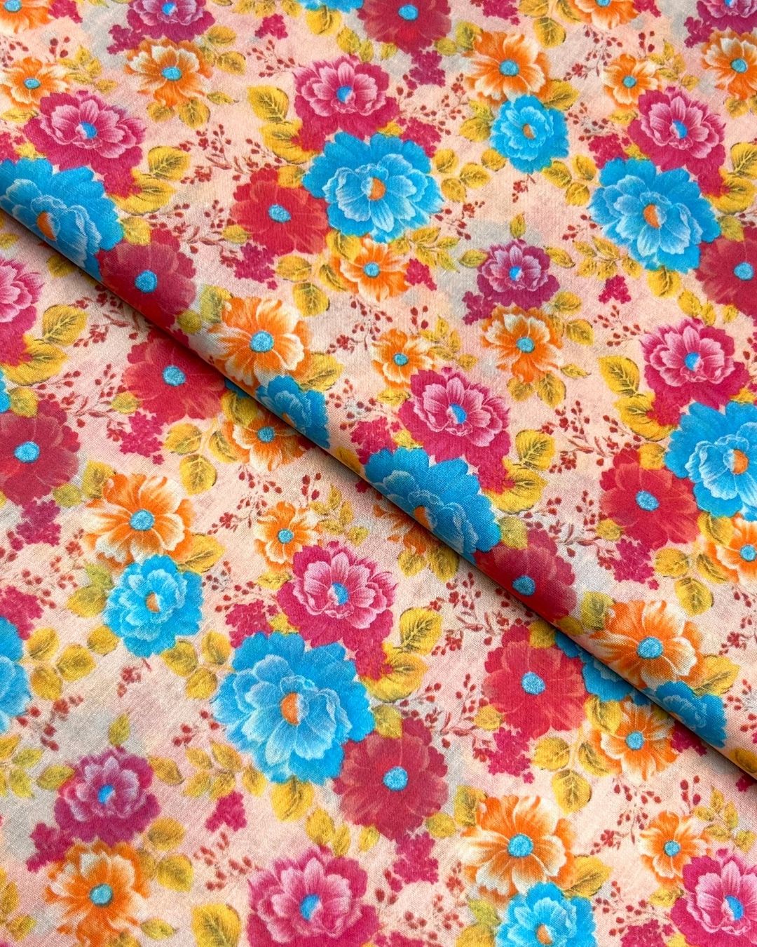 Rang e Bahar Digital Print Lawn fabric