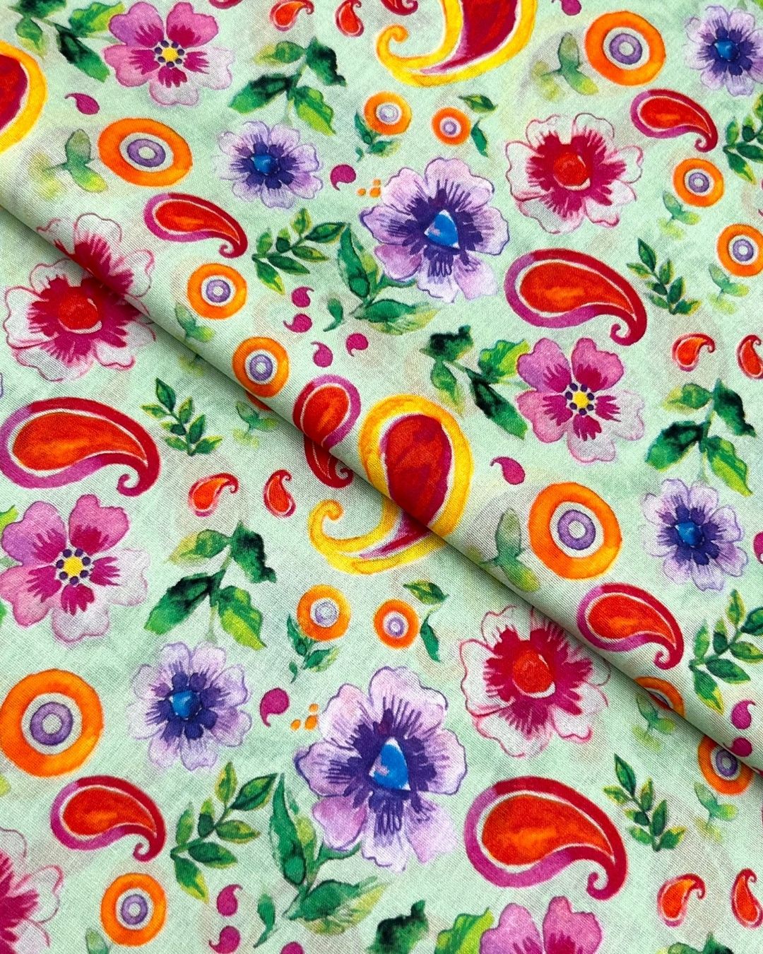 Rang e Bahar Digital Print Lawn (REBD-S26-0743), digitally printed lawn fabric by the meter
