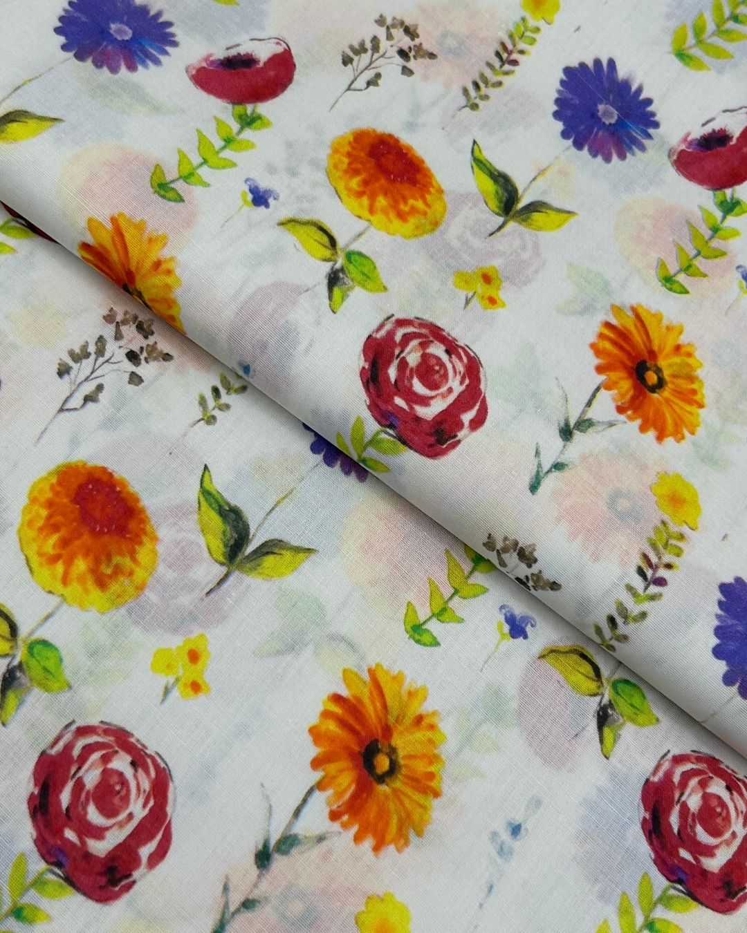 Rang e Bahar Digital Print Lawn fabric