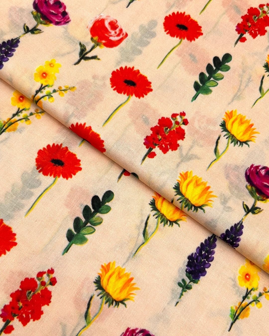 Rang e Bahar Digital Print Lawn fabric