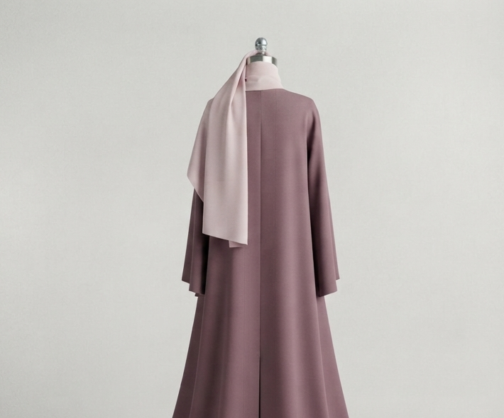 Rosewood Veil Abaya by Leema, photo 2