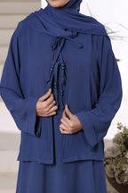 Royal Blue 2PC Abaya by Al Deebaj, photo 4
