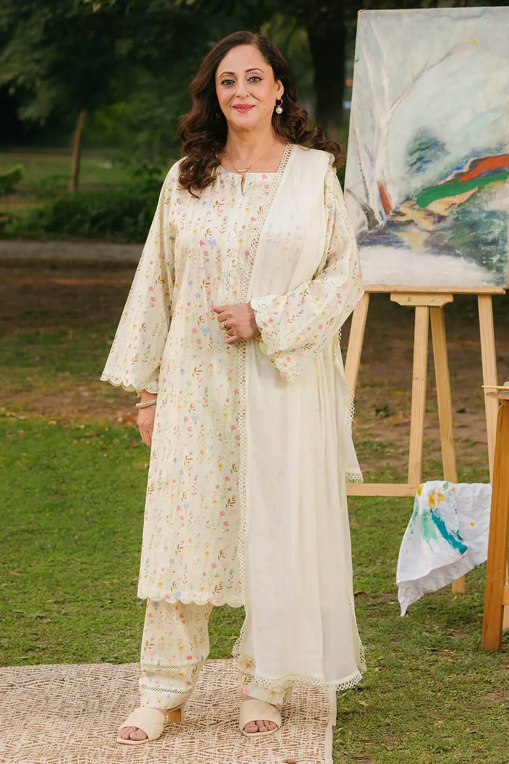 Gul Ahmed Lawn SL-52030 Kurti – Gul Ahmed unstitched shirt
