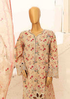 Multi Lawn 3-Piece Stitched Suit by Bin Saeed