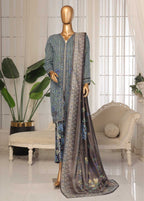 Embroidered Lawn 3-Piece Stitched Suit by Bin Saeed, photo 4