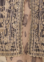 Embroidered Black & Beige Lawn 3-Piece Stitched Suit by Bin Saeed, photo 4