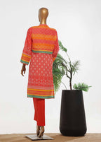 Embroidered Red Lawn 2-Piece Co-ord Set by Bin Saeed, photo 6
