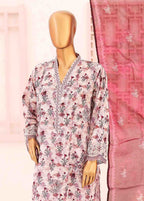 Lawn 3-Piece Stitched Suit by Bin Saeed