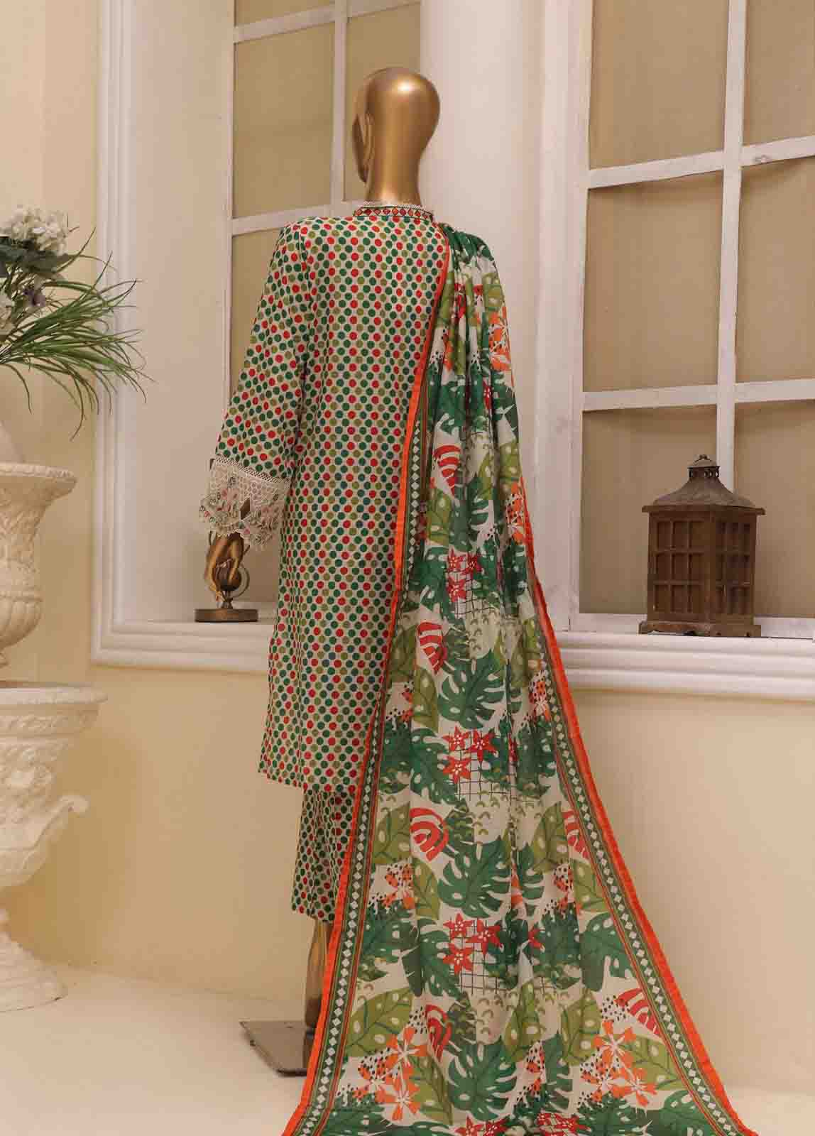 Chikankari Lawn 3-Piece Stitched Suit by Bin Saeed, photo 6