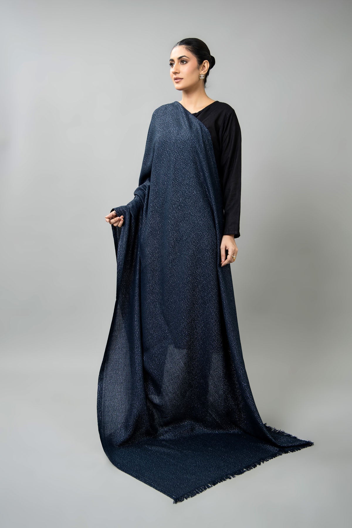 Blue Moon Light Shawl by The Fabric Store
