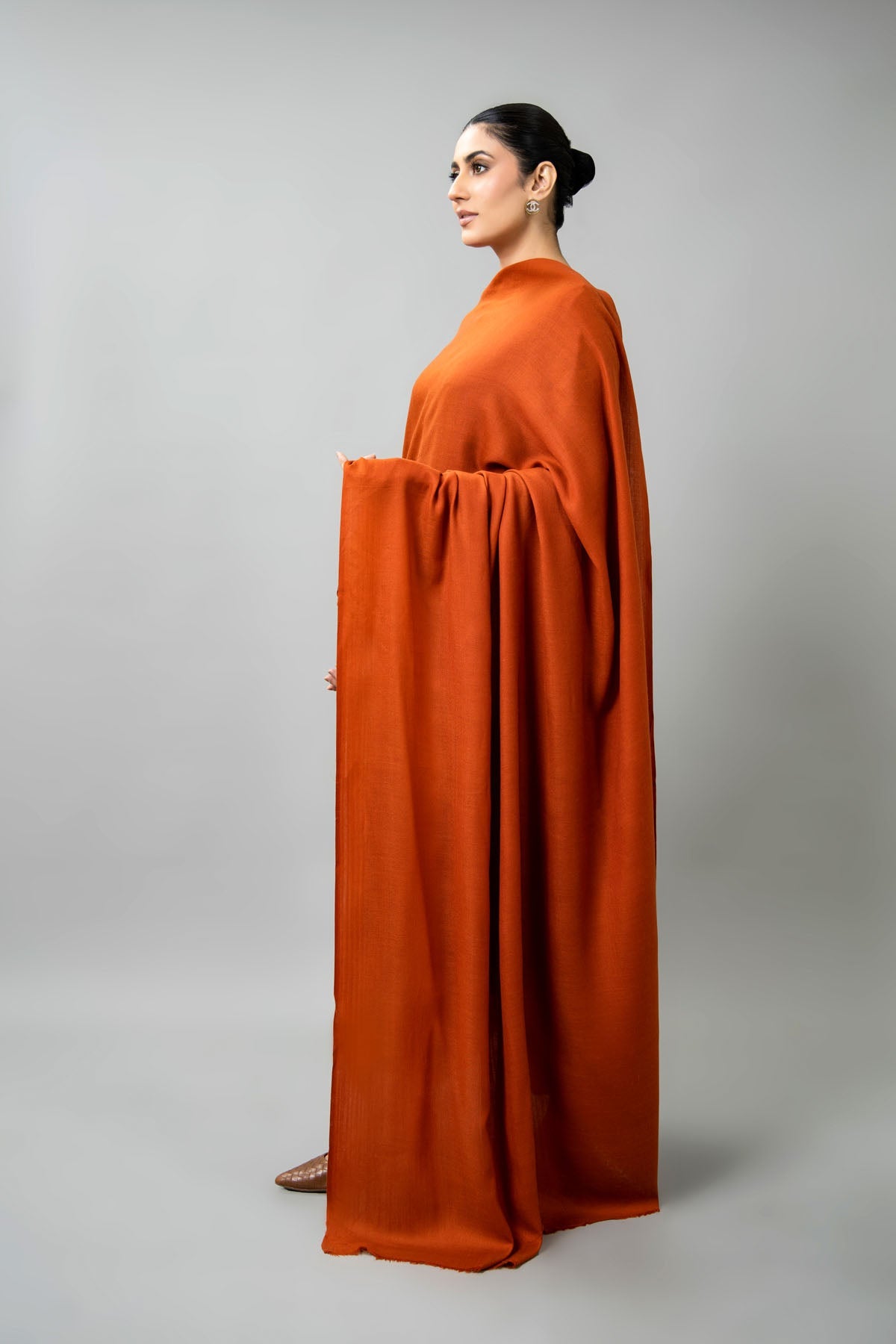 Rust Pashmina Shawl by The Fabric Store, photo 3