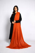 Rust Wool Shawl by The Fabric Store