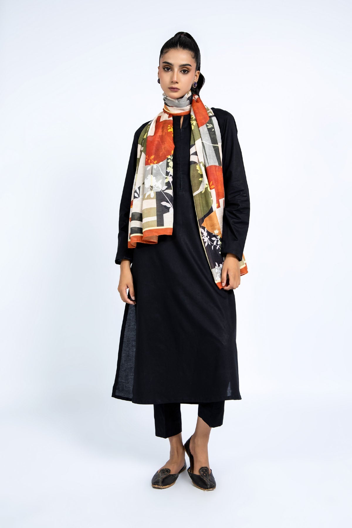 Printed Slub Monark Pret Shirt by The Fabric Store