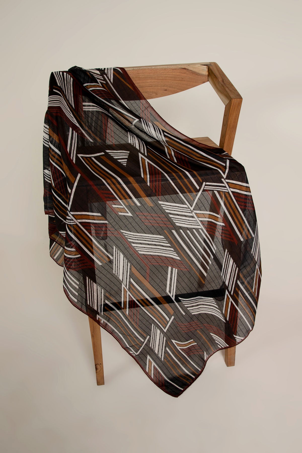 Printed Black Slub Monark Pret Shirt by The Fabric Store, photo 2