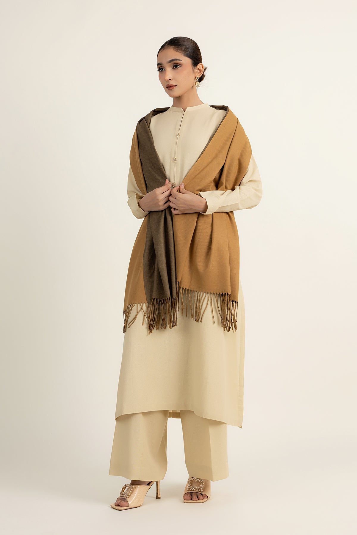 Skin Pashmina Pret Shirt by The Fabric Store