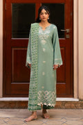 Raaya Plush Winter (Sage) – Raaya 3-piece unstitched suit
