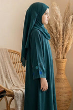 Shiza Sea Green Abaya by Al Deebaj, photo 4
